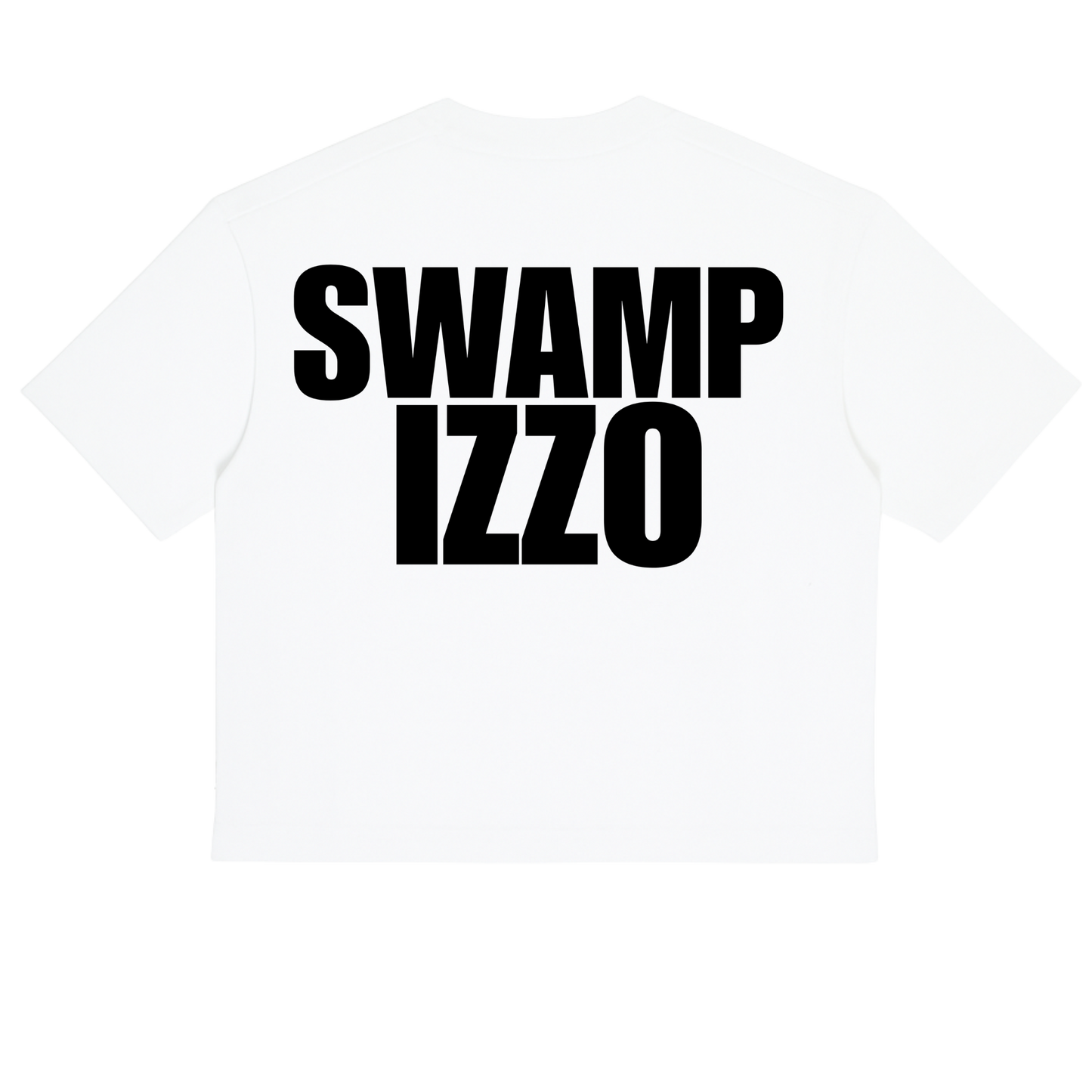 Oversized Swamp Izzo Tee (White)