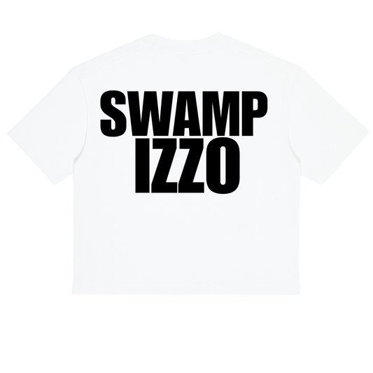 Oversized Swamp Izzo Tee (White)
