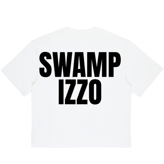 Oversized Swamp Izzo Tee (White)